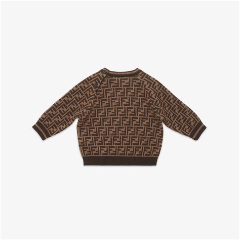 maglia fendi da bambino farfech|Maglia girocollo baby in lana .